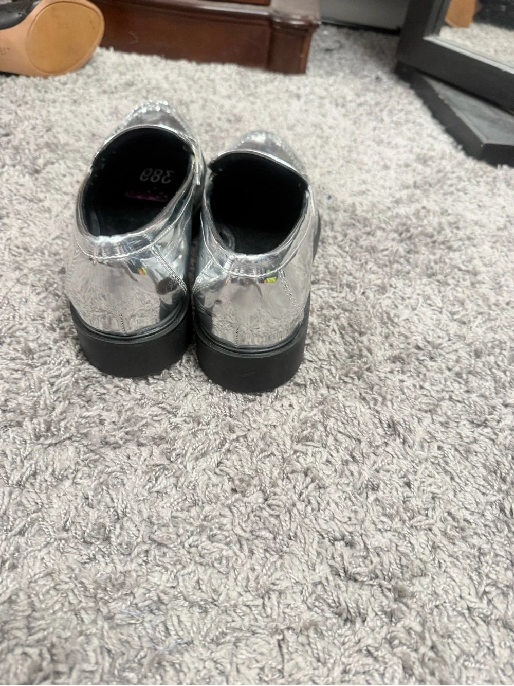 Worthington Silver Metallic Penny Loafers for Men